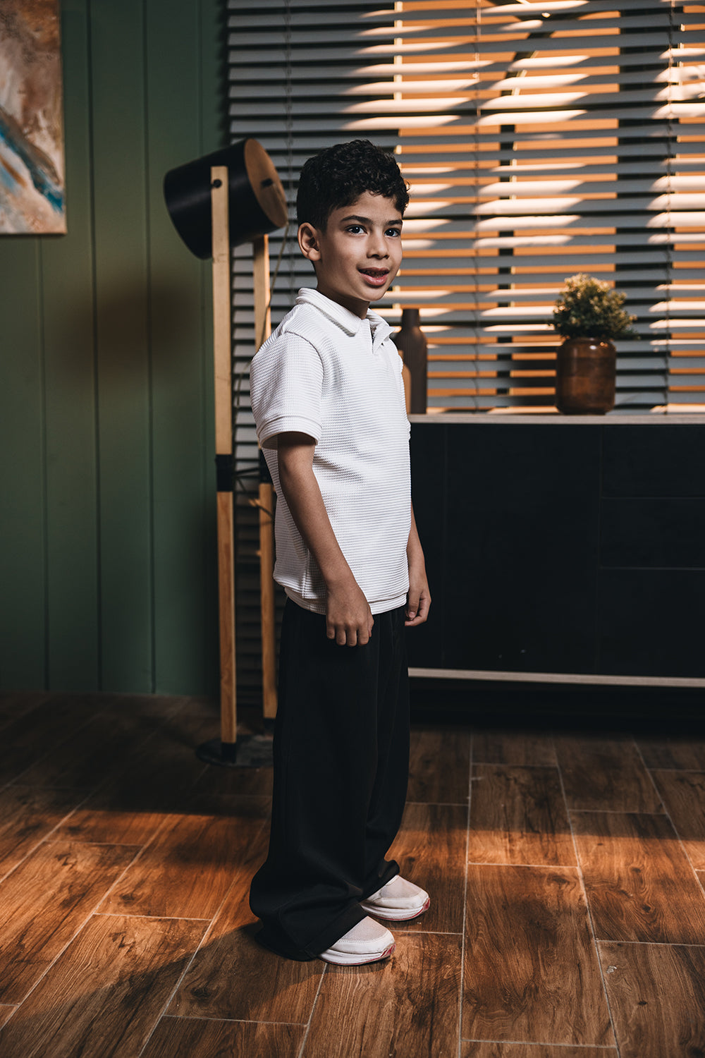 Polo White Kids