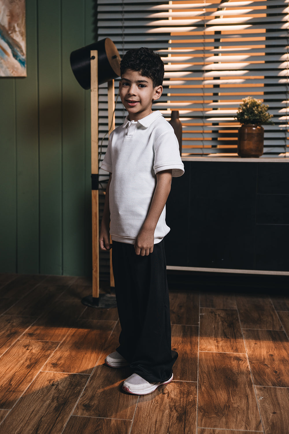 Polo White Kids