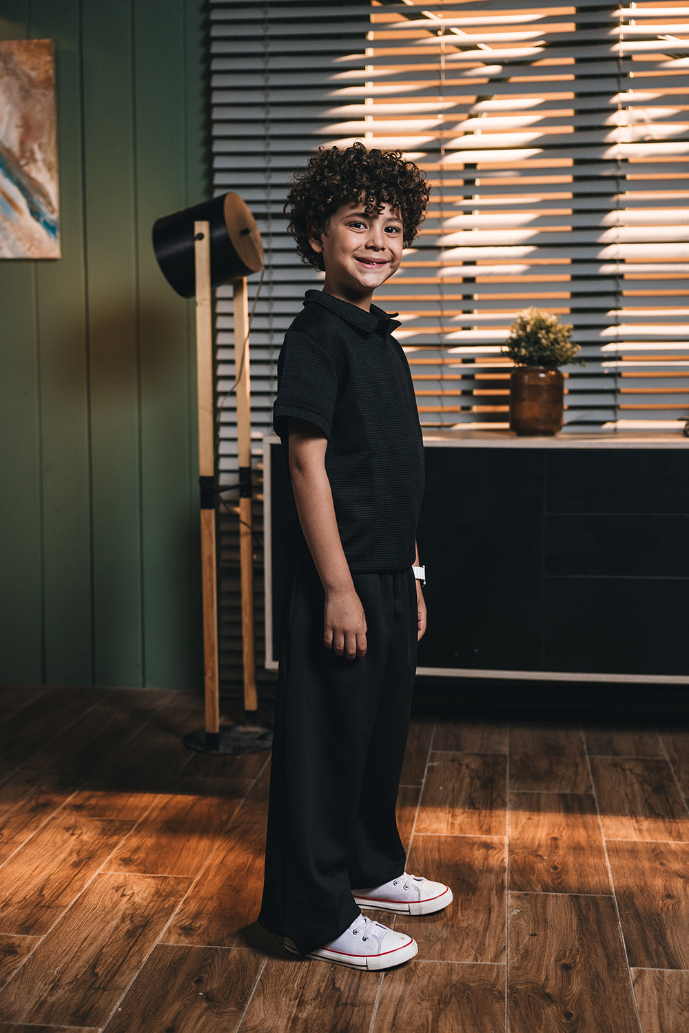 Polo Black Kids