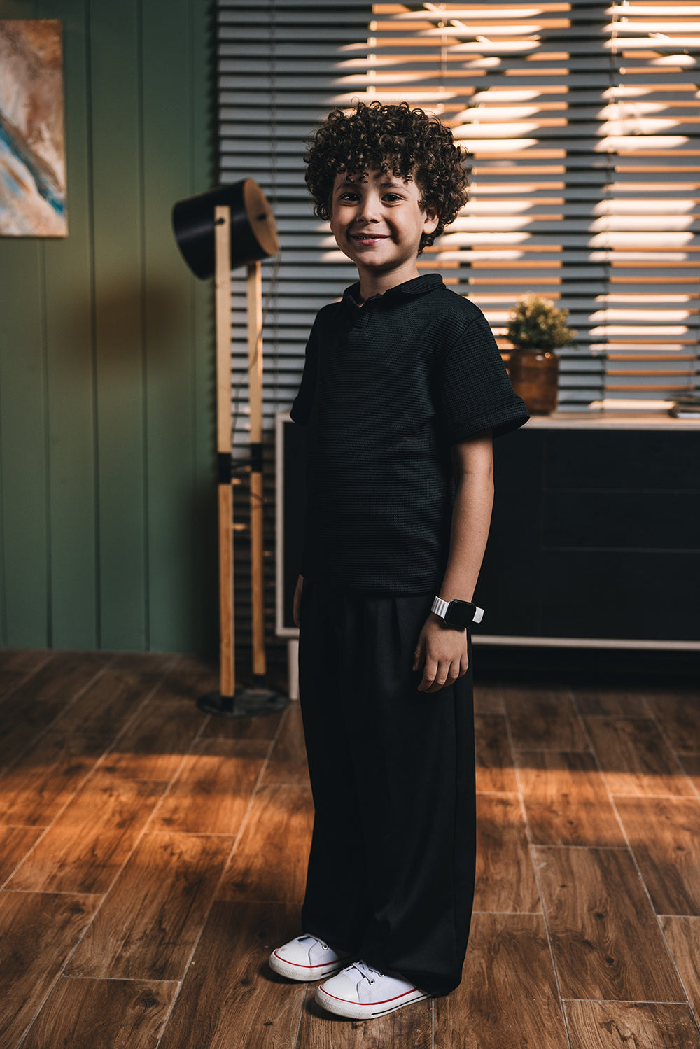 Polo Black Kids