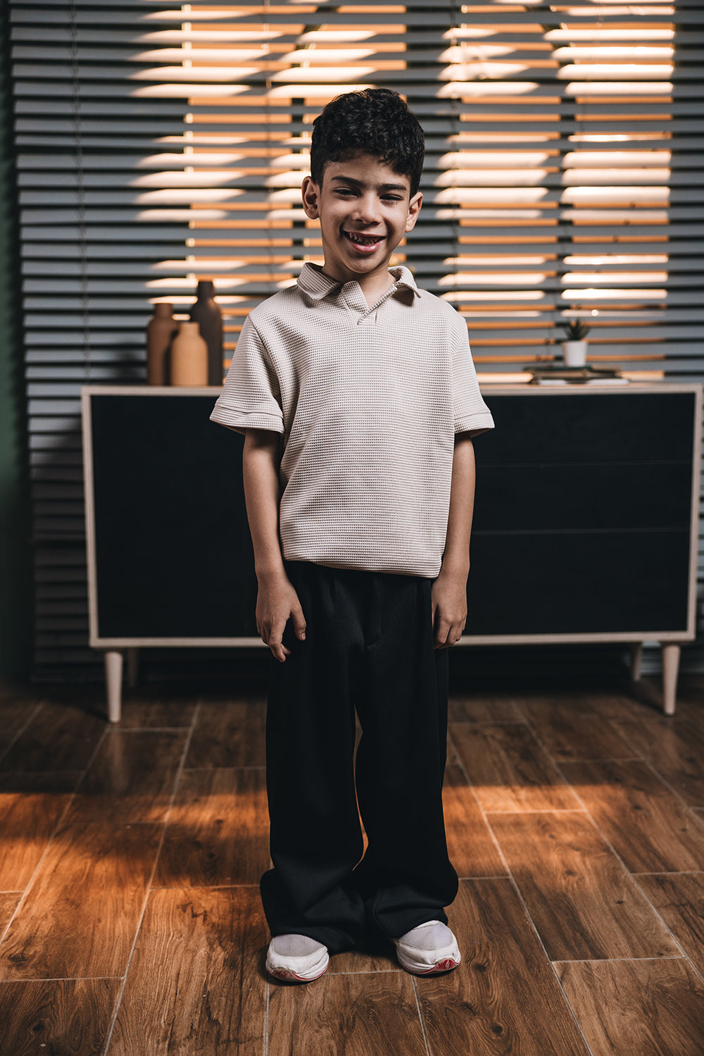 Polo Beige Kids