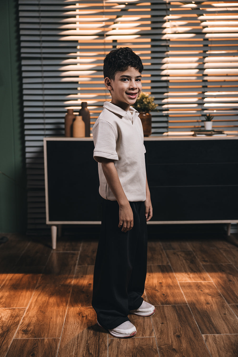 Polo Beige Kids